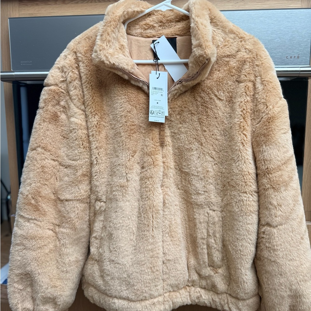 UGG Plush Tan Teddy Jacket